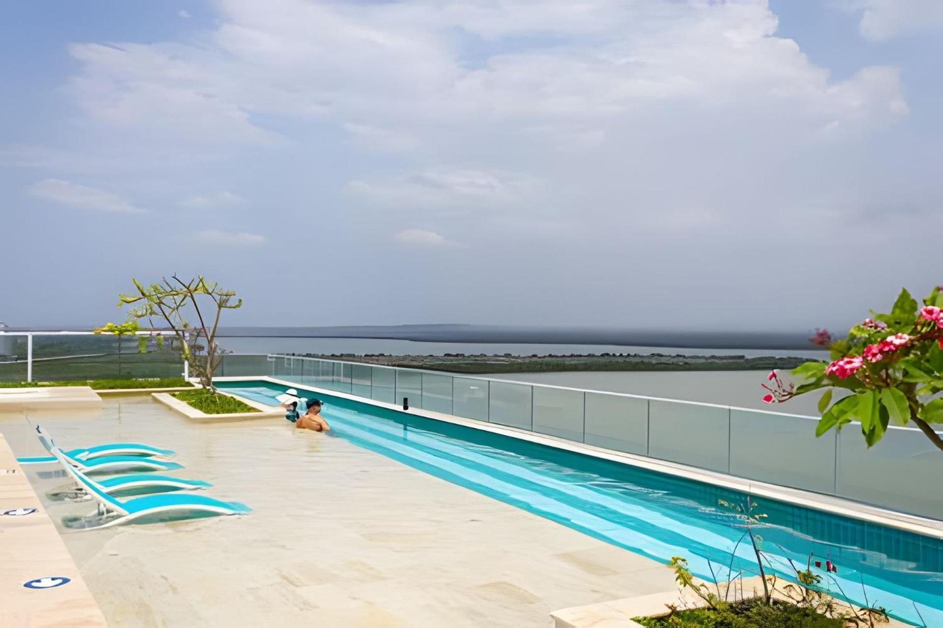1 Dormitorio Frente A Playa De Morros. Piscina Картахена Экстерьер фото